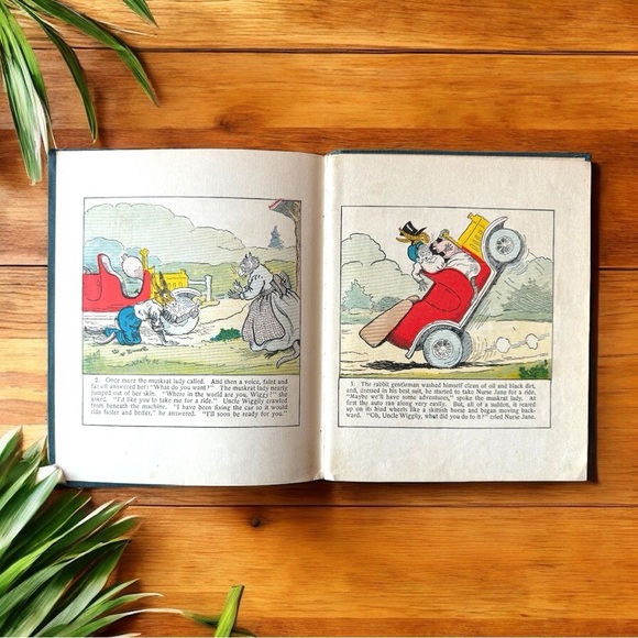 VINTAGE 1930 Uncle Wiggily’s Funny Auto by Howard R. Garis - Picture 5 of 8